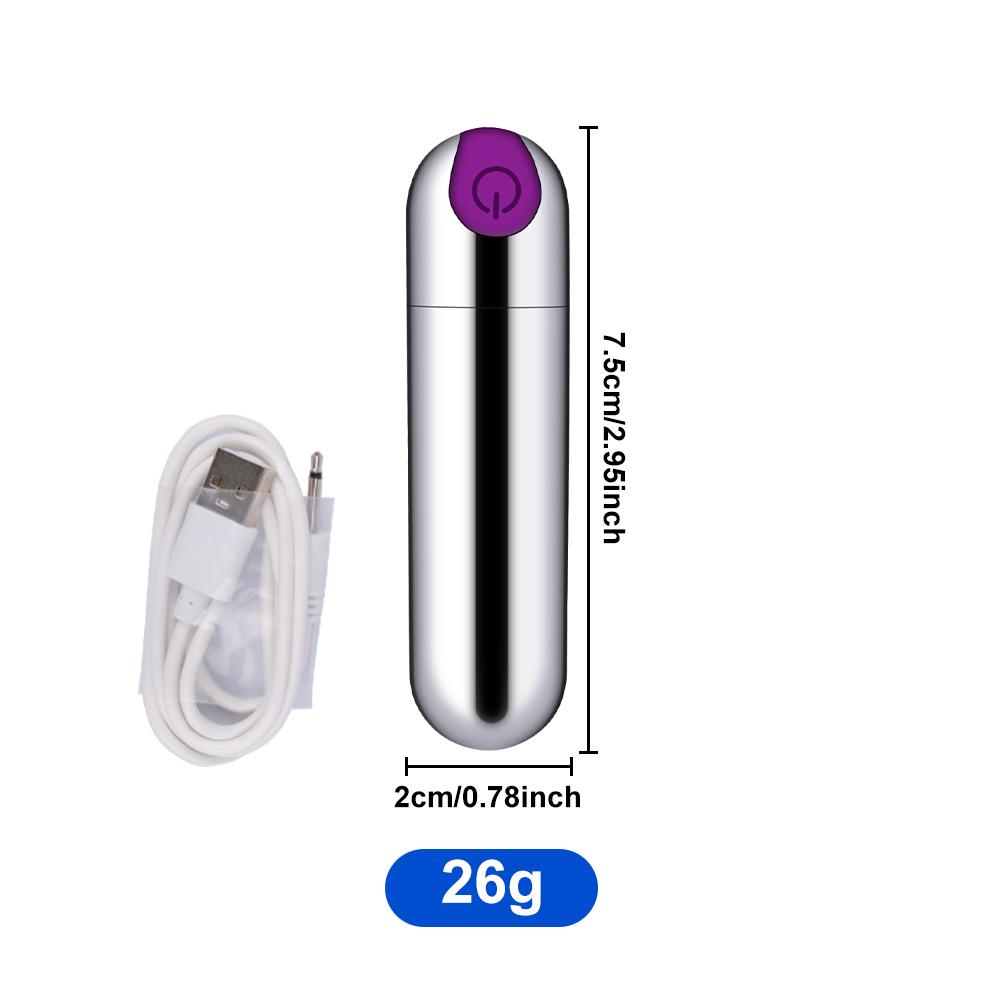 Powerful USB Charge Mini Bullet 10Vibrator Adult Sex Toys Women Clitoral Stimulator Vaginal G Spot Vibrators Erotic Masturbation