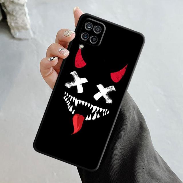 Чехол для телефона Samsung Galaxy A70 A70s A50 A30s A04s A20s A20e A02 A02s A03 A42 M31 M13, чехол со страшной улыбкой, скелетом, демоном, дьяволом