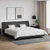 Quilt with Pillows 3 pcs White Microfiber