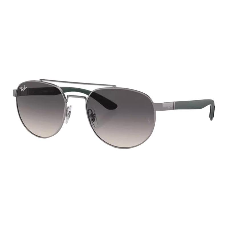 RAYBAN LOGO Металлические Авиаторы Пилотские Солнцезащитные Очки Унисекс Стиль для Пары 0RB3736-926911