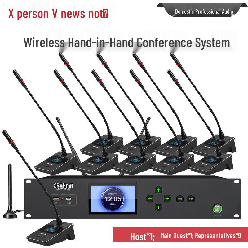 Профессиональная беспроводная система конференц-микрофонов XEW-460 (Китайская версия)