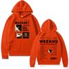 TheWeeknd Print Hoodies He Weeknd Album Hurry Up Tomorrow Sweatshirt Hip Hop Rock Pullovers Autumn/Winter Unisex Streetwear