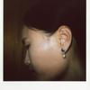 ODDCOLLET Tears earring (lapislazuli)