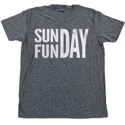 SUNDAY FUNDAY Футболка Выходные Праздники Шампанское Мимозы Кровавая Мэри Бранч