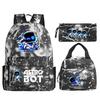 Новый мерч по игре Astro bot, печать, школьный рюкзак для начальной и средней школы, внешняя торговля, досуг, детский пенал, сумка для ланча