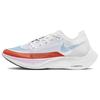 Женские беговые кроссовки ZoomX Vaporfly Next% 2 White Rush Orange Laser Blue Doll CU4123-102