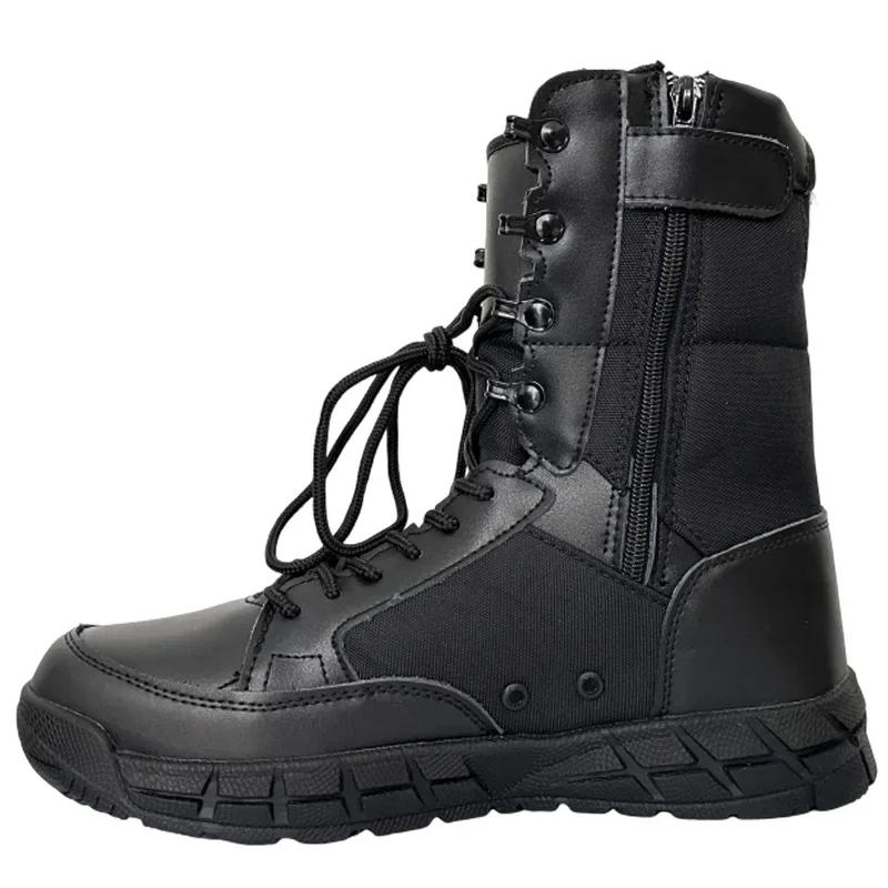 Модные высококачественные мужские походные ботинки Desert High Tactical Boots мужские солдатские боевые ботинки