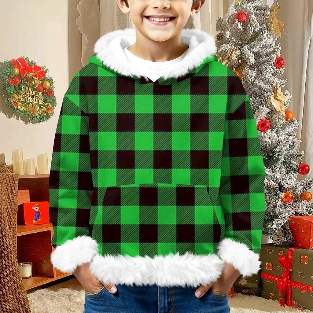 Children's Sweatshirt Girls Boys Long Sleeve Lightweight Casual Hoodie Loose Comfortable Sweatshirt