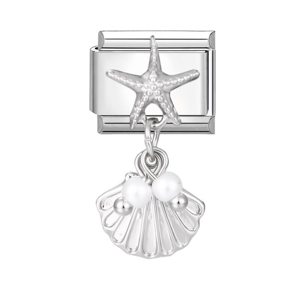 Браслет-шарм из нержавеющей стали, звеньевой, с бантом, ювелирное украшение, модный модульный браслет, аксессуары, подарок