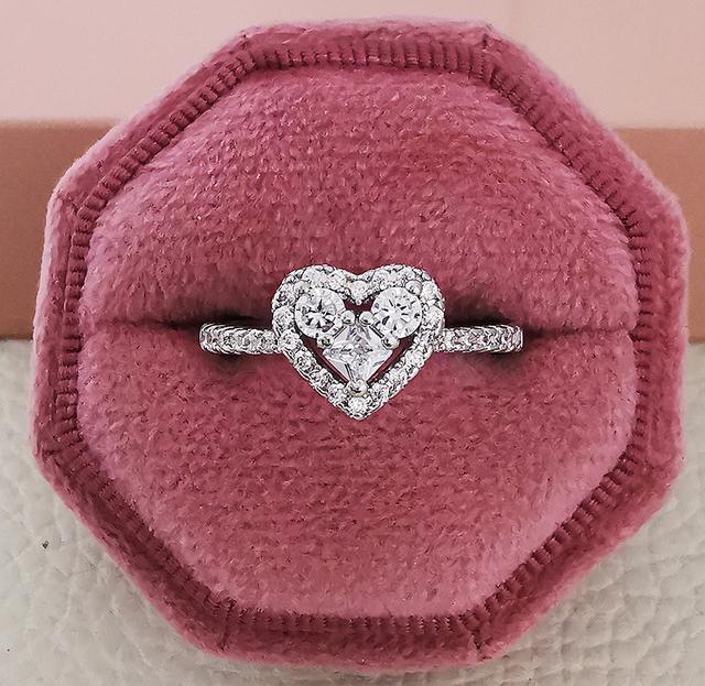 Trend Snake Heart 925 Sterling Silver Cute Couple Ring For Women Dating Love Christmas Gift Fine Designer Jewelry