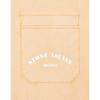 STONE ISLAND Ss23 Серия Marina Футболка с круглым вырезом и карманом в рубчик с принтом букв, короткий рукав, мужская, оранжевая 7815216X4-V0032