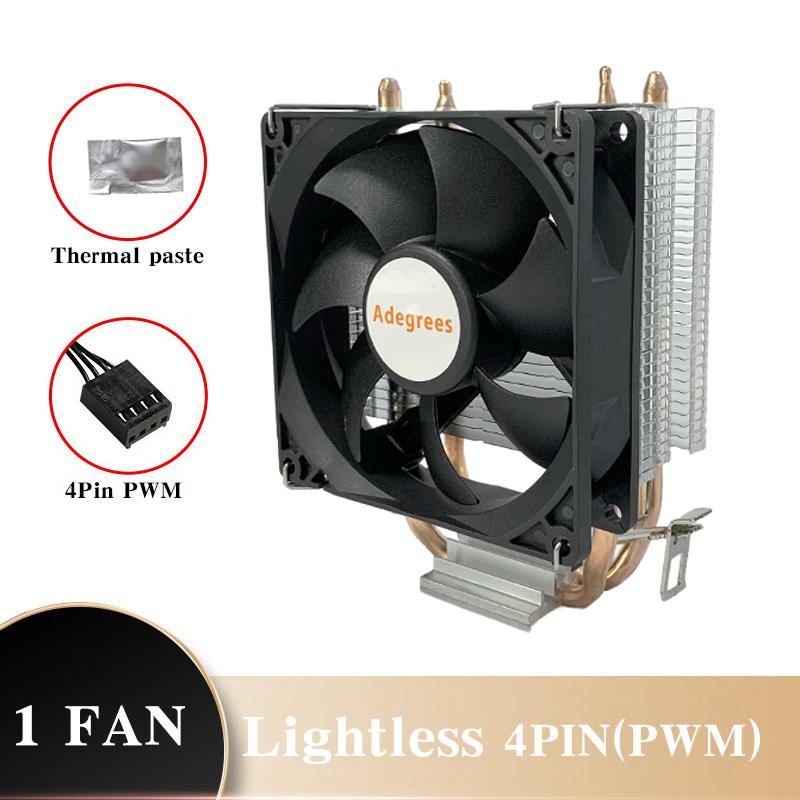 2 heatpipes X99 CPU Air Cooler PC Processor Ventilador For Intel LGA 1366 1150 1151 1155 1200 1700 2011 X79 AM3 AM4 AM5 Radiator