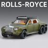 1:Масштаб 32 Rolls-Royce Phantom 6x6 Wraith Модель автомобиля Игрушка Литой Металлический сплав Внедорожные модели Автомобилей Звук Свет Подарки для Детей