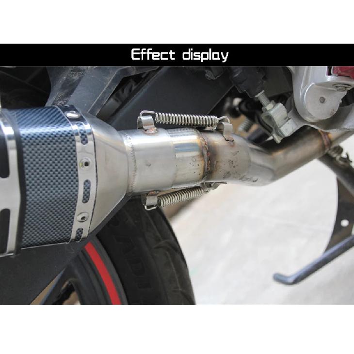ZS Racing 2/6/10pcs Motorcycle Exhaust System Springs Fully Rotatable Stainless Steel Springs For Exhaust Middle Pipe
