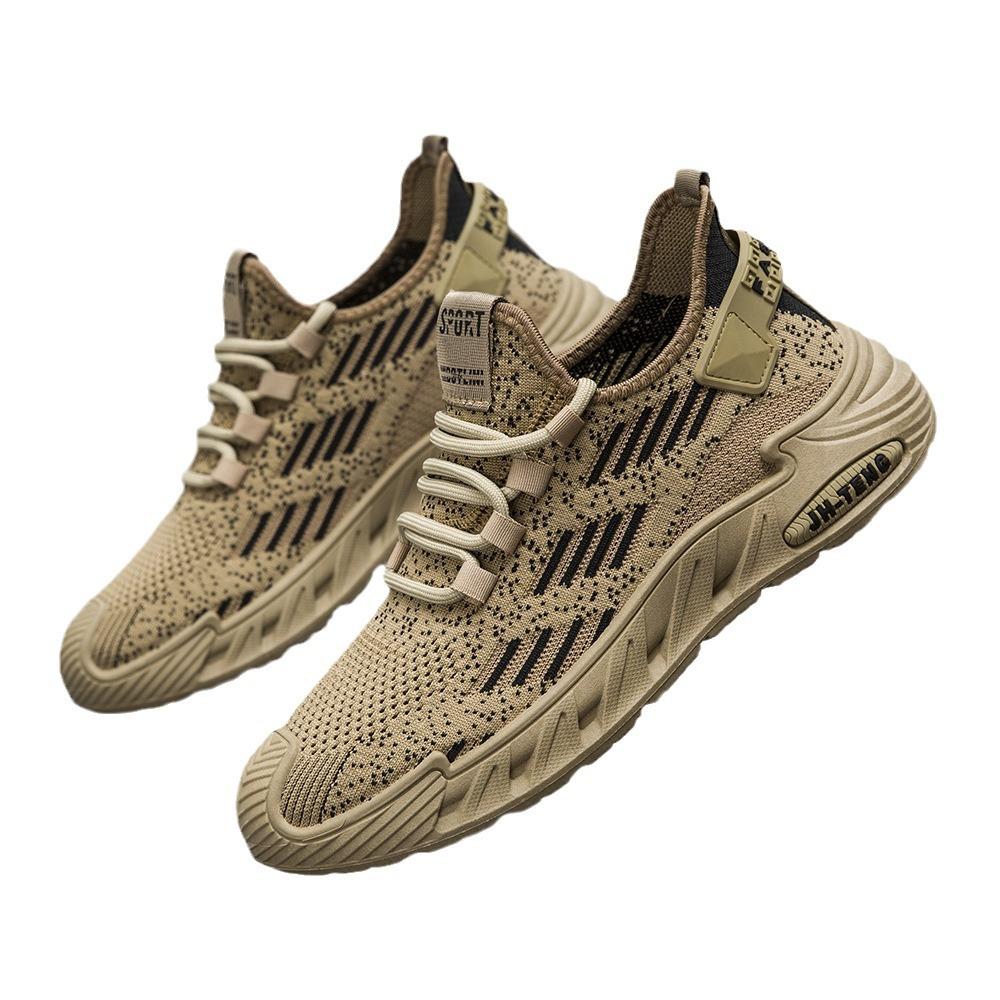 Men's Shoes Summer Breathable 2024 New Men's Casual Running Shoes Men's Mesh Sports Shoes Men's Flying Woven Shoes Tide
