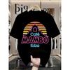 Футболка Cafe Mambo Ibiza S с аниме-принтом, с круглым вырезом, для мужчин, всесезонная повседневная одежда, с легкой эластичностью, БОЛЬШИЕ РАЗМЕРЫ