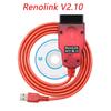 Renolink V2.10 For Renault OBD2 Auto Diagnostic Cable Airbag Reset/Key Coding/ECU Programmer Replace V1.87 V1.99