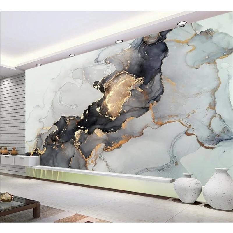 Fashion Marble Wallpaper Background Wall Mural Home Decoration Living Room Bedroom 3d Wallpaper