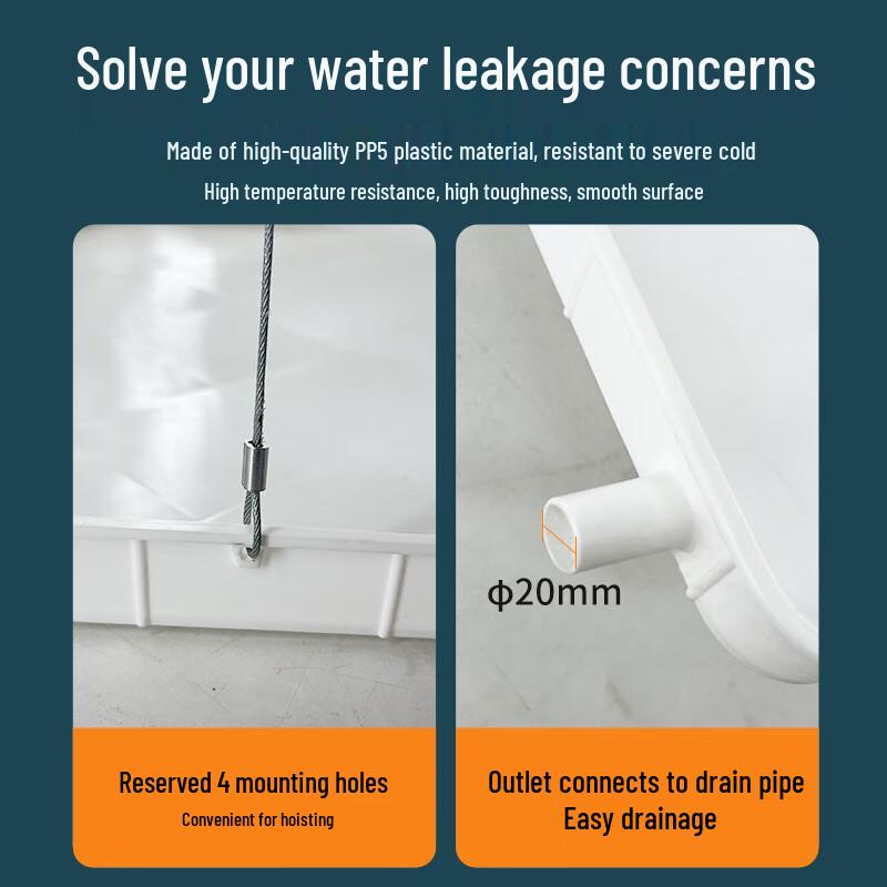 Lilang Universal AC Outdoor Unit Drain Pan with Pipe