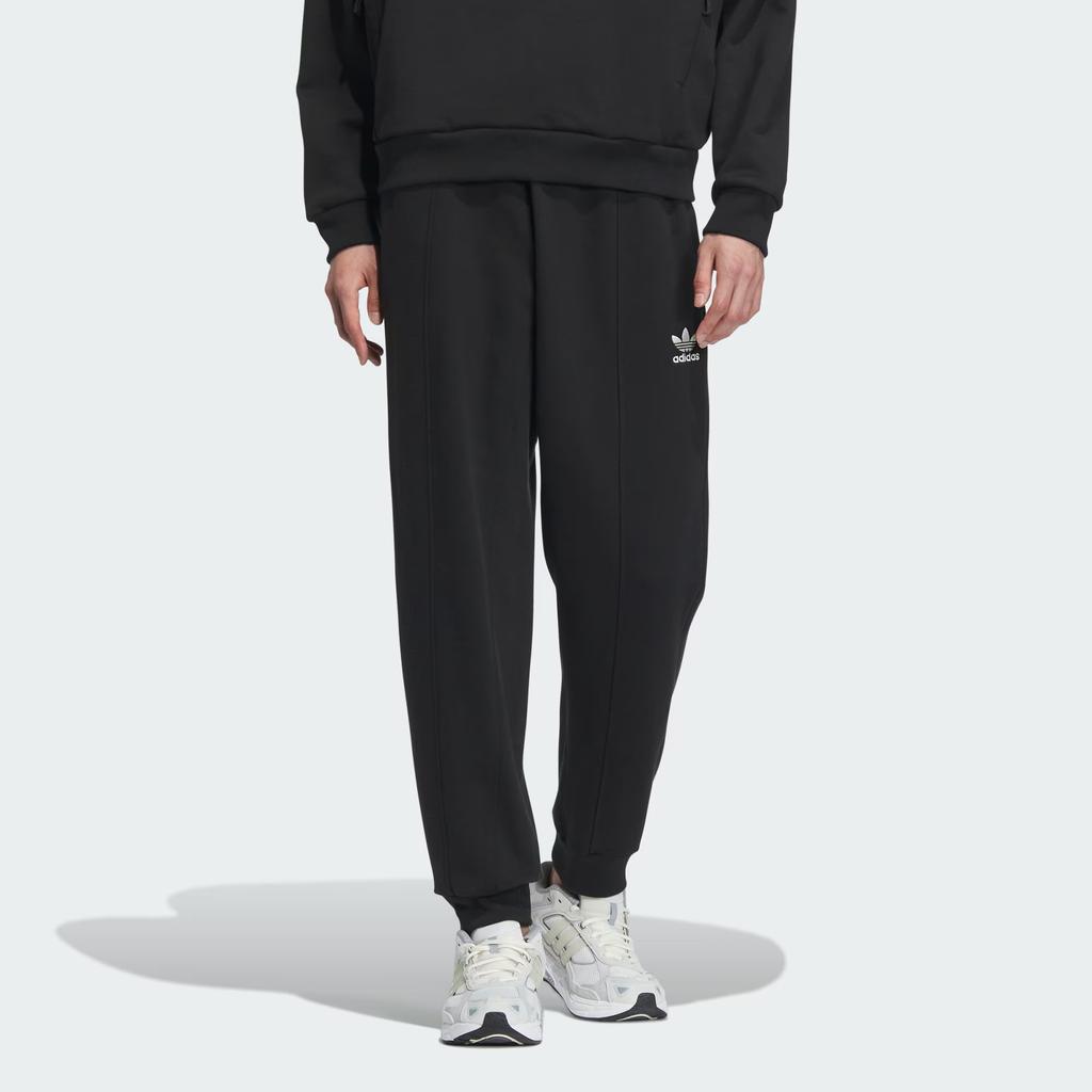 adidas Originals X Feifei Ruan FW23 Новогоднее издание, однотонный логотип, узкие вязаные спортивные штаны, штаны унисекс, черные IX4245