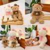 Baking Bear Plush Toy Cartoon Soft Stuffed Animal Doll Cute Bakery Decor Gifts