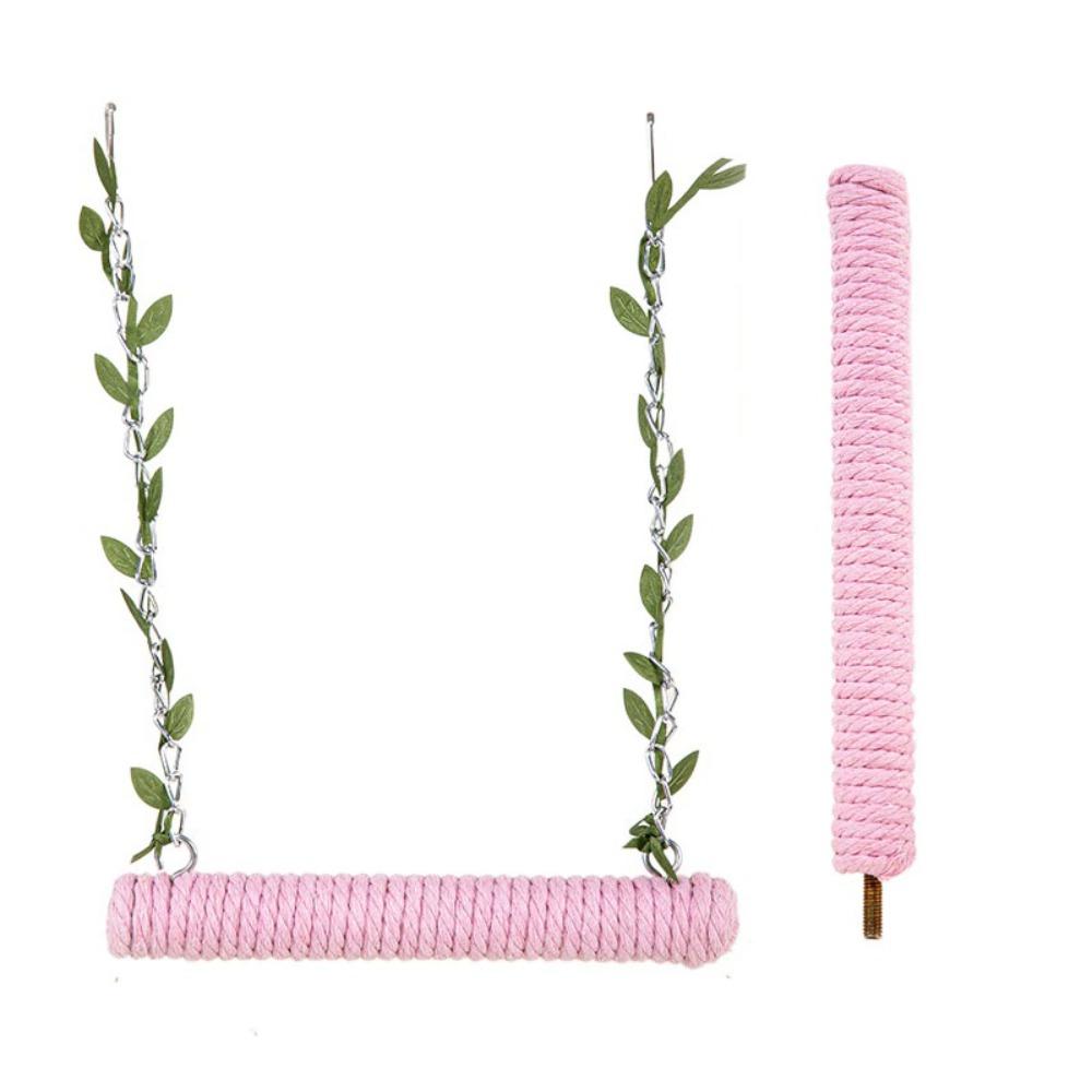 Деревянные качели для птиц, износостойкая жердочка для стачивания когтей попугая, игрушка-качели для попугая, кореллы