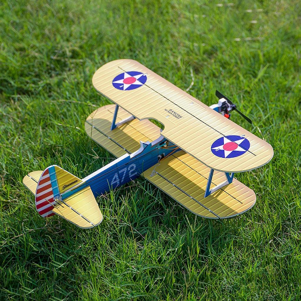 Dancing Wings Hobby E25 Stearman PT-17 Kaydet Размах крыла 450 мм Материал PP Самолет с дистанционным управлением Биплан Летающее крыло КОМПЛЕКТ/ КОМПЛЕКТ+Комбо с питанием - КОМПЛЕКТ