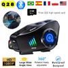 Q28 Motorcycle Helmet Bluetooth Headset & 1080P HD Wireless Camera Super Wide-angle Lens Waterproof WiFi Video Recorder Moto Driving Skiing Recorder