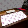 PC Mouse Pad Rabbit Gaming Speed Mause Pad Office Accessories for Desk Mat Keyboard Pads White Mausepad