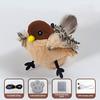 Flapping Bird Cat Toy Interactive Chirping Bird Catnip Toy with Lifelike Sound Touch Activated Rechargeable Bird Cat Kicker Toy for Indoor Cats
