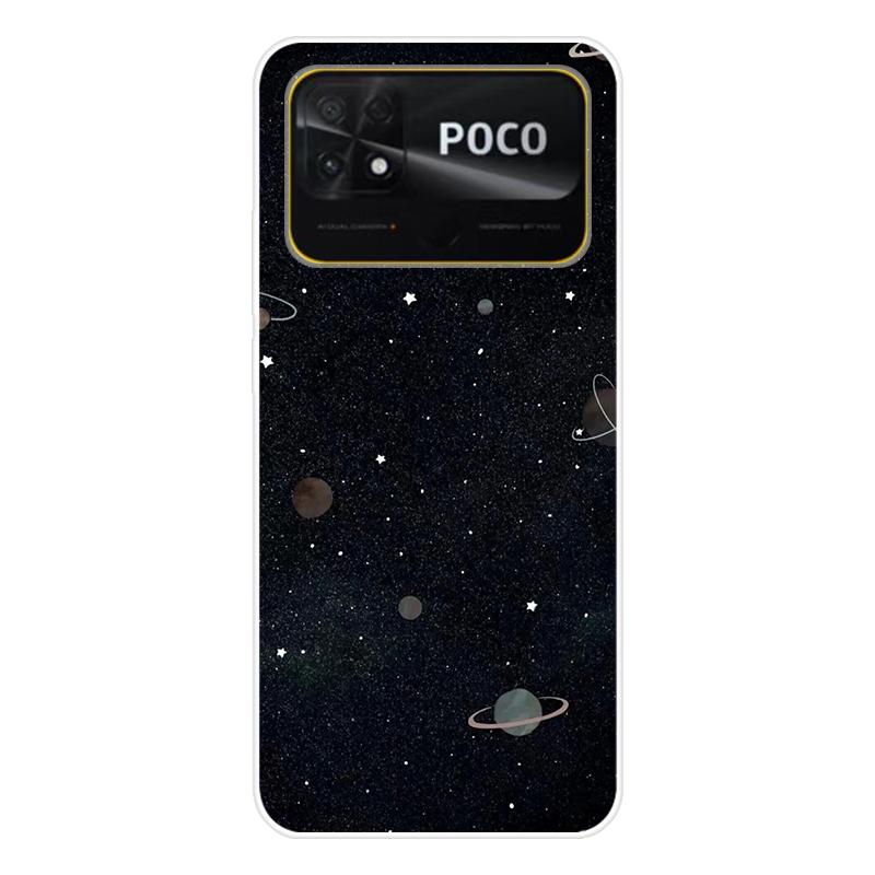 Для Xiaomi Poco C40 C 40 Чехол Мягкая силиконовая задняя крышка Мультяшный чехол для телефона Разнообразие