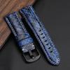 Handmade Python Leather Watchband 20 22 24 26MM, Compatible With For PAM111 441 Bule Green Gray And White Men's Bracelet