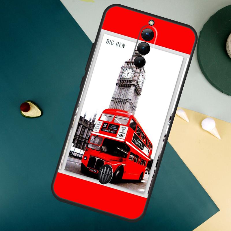 Лондонский Автобус Англия Биг Бен Для ZTE Nubia Red Magic 10 Air 8 9 8S 9S 10S Pro Plus 7 6S 7S Pro Red Magic 11 Pro Plus Чехол