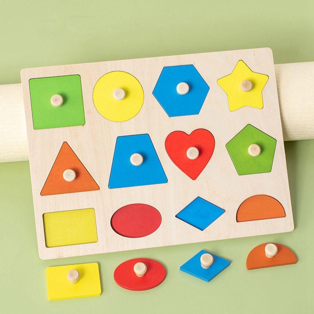 Ability Geometric Shape Board Hand Grabbing Board 3D Puzzle Activity Board 3D Geometric Board