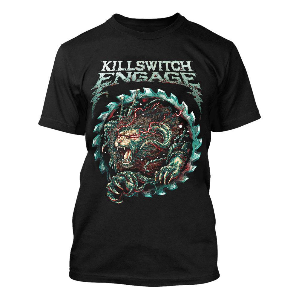 Killswitch Engage Live At The Palladium Футболка Metal Blade Графические футболки Повседневная Высокое качество Хип-хоп Уличная одежда Топ Унисекс