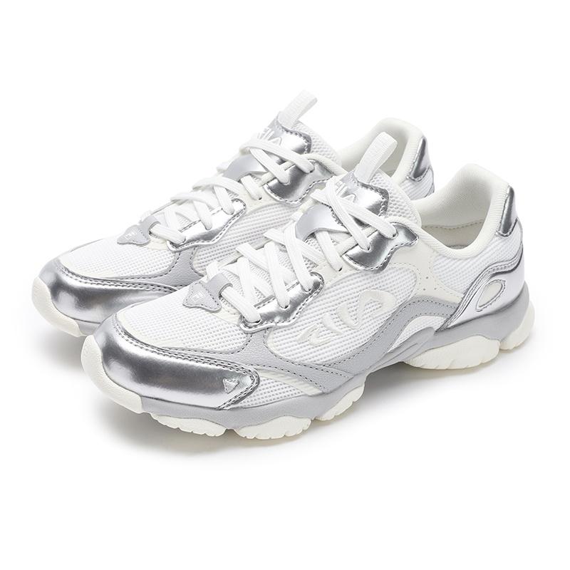 FILA FLUID 6 ST Cat Paw Shoes Low top Chunky Sneakers Women's Gray White F12W521107FSC