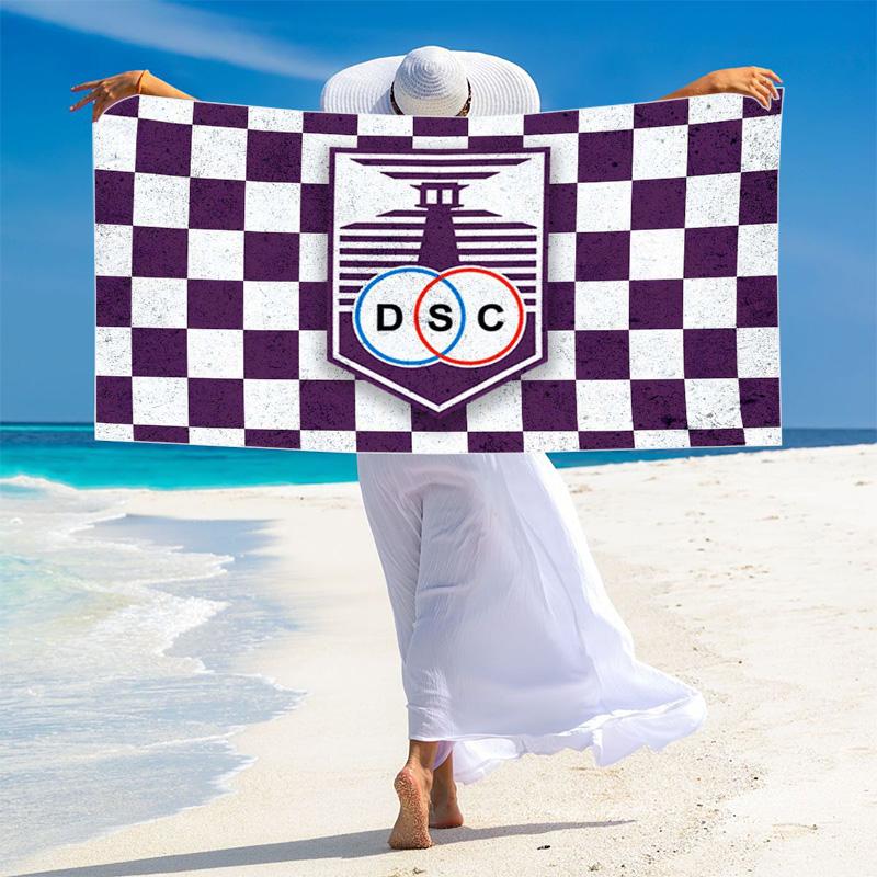 Defensor Sporting Print Beach Towel, Large Soft Quick Dry Towel for Beach Camping Swimming