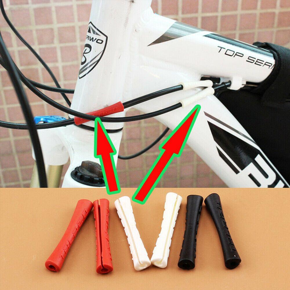 Bike Ultralight Three Colors Shift Brake Bicycle Cable Protector Line Pipe Sleeve Anti Scratch