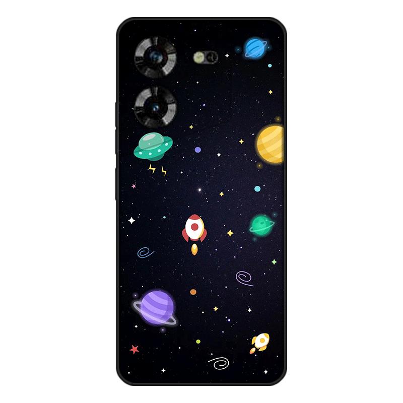 Для мягкого силикона для tecno pova 5 Чехол Окрашенная задняя крышка из ТПУ tecno pova 5 Корпус