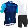 Cycling 2023 Men's Outfit Set Sleeve Blouse Bib Mtb Pants Summer Clothing Tricuta Man Clothes Jersey Gel Uniform Shorts Bikes