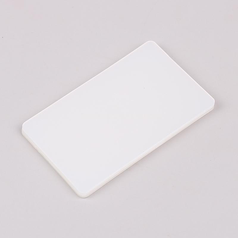 10 шт., пустая прозрачная визитная карточка, водонепроницаемая для школьных канцелярских товаров