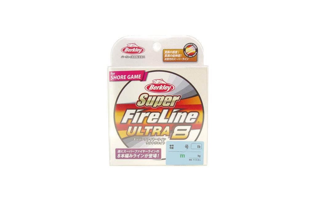 Berkley Super Fire Line Ultra 8 150m Crystal PE Line 1.0/16lb Line/Super Line/Seabas
