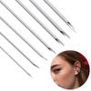316 Stainless Steel Nipple Body Piercing Needles Puncture Needle Navel Stud Jewelry Accessories