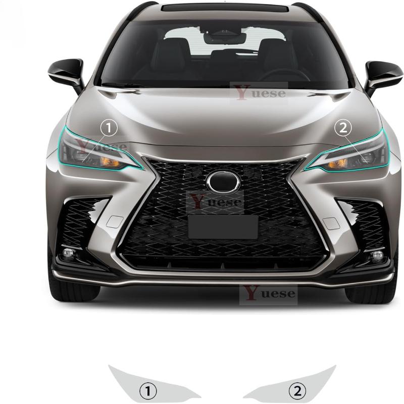 Для Lexus NX -2024 Автомобильная противоударная пленка на фары и зеркала TPU Прозрачная Защитная Оригинальные наклейки