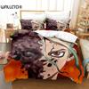 3D Dr.Stone Bedding Sets Duvet Cover Set With Pillowcase Twin Full Queen King Bedclothes Bed Linen