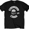 Футболка Black Label Society Череп Sdmf Логотип группы Официальная Мужская Черная