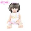 BZDOLL 48 СМ Полное Мягкое Виниловое Тело Кукла Реборн Игрушки Для Девочки 19 Дюймов Младенцы Наряжают Подарок на День Рождения Ребенок Купается Игрушка для Сна