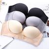 Front Closure Sexy Push Up Bra Women Invisible Bras Underwear Lingerie for Female Brassiere Strapless Seamless Bralette