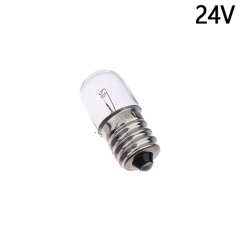 1Pc E12 18V 24V 28V 30V Mini Bulb For Indicator Light Little Bulb For Test Experiment Teaching Flashlight Screw Based Bulb