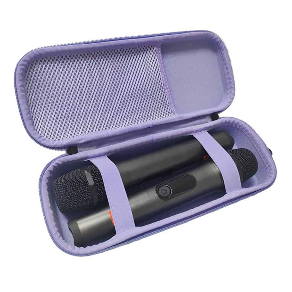 Жесткий чехол EVA для хранения микрофона, защитный чехол, держатели для микрофона с внутренними карманами, защитные чехлы